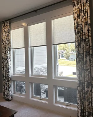 Drapery chosen with a great taste in design.